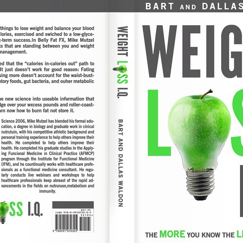Design a creative and simple cover for weight loss book Design by Milica M.