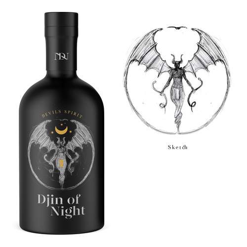 DJIN OF NIGHT (GIN) Ontwerp door OtomPotom