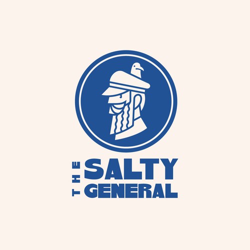 Salty New England General Store / sandwich shop combining classic text & modern imagery Design by Nacer Filez