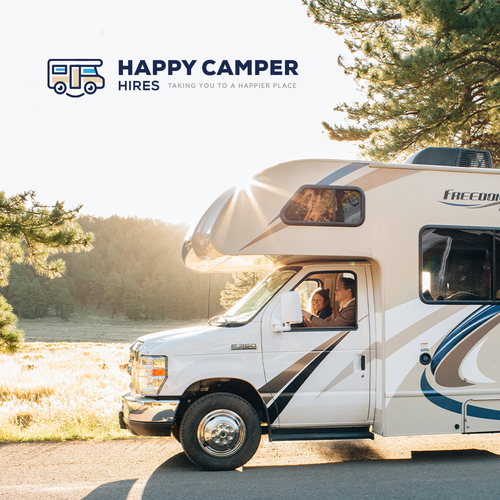 We need a happy feel logo design for our camper hire business (dont-ontwerp door AREA51d