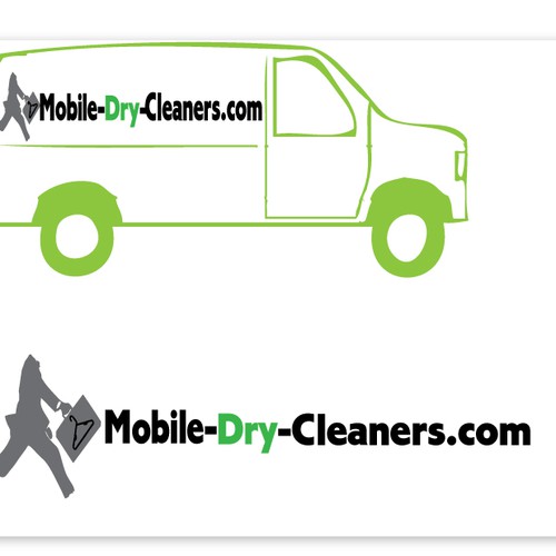 Virtual Mobile Dry Cleaners Branding Logo design contest