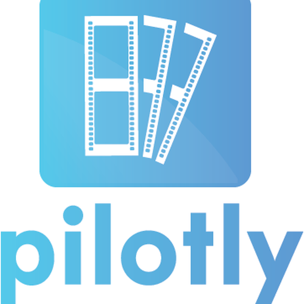 Create a logo for Pilotly, the only way to watch TV before its on TV