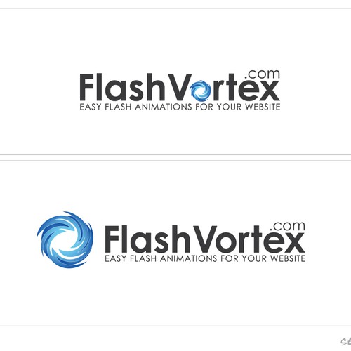 FlashVortex.com logo Design by sevenluck