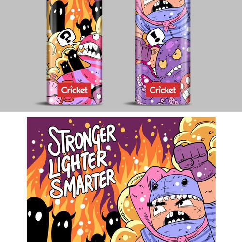 Create illustrations for a limited collection of Cricket Lighters (Multiple Winners) Design by drawizart