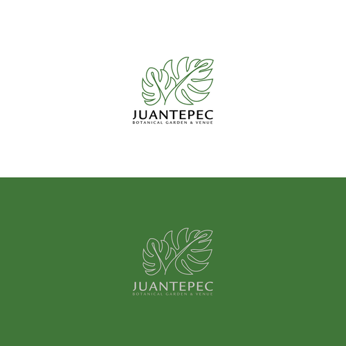 Botanical garden & Venue Logo creation (we would like to use the leaf as a cut out on a steel plaque (with holes in the  Design by Kat.Fil