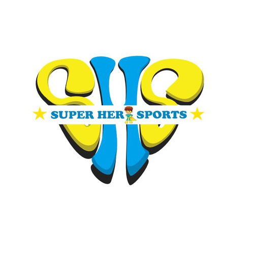 logo for super hero sports leagues デザイン by nalogo