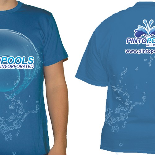 NEW Tshirt Design for swimming pool company Design by Rondine