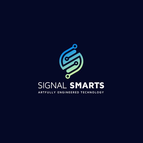 Design a Modern, Geometric Logo for Signal Smarts: We are Network and Wireless Technology Artists!! Design réalisé par cs_branding