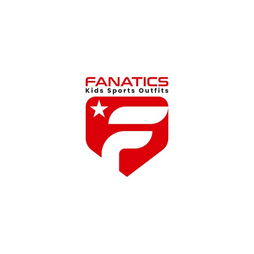 Fanatics - Kids sports outfits and accessories store Design by Logofoc