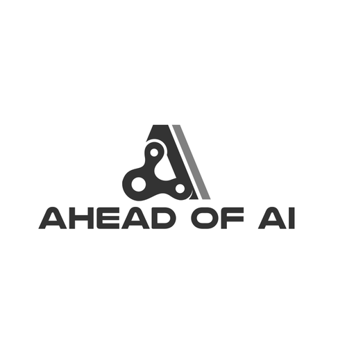 A modern newsletter logo related to artificial intelligence Design by Rekker