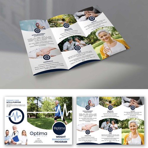 Design a Brochure: Weight Loss Program Design by TheThreeMedia