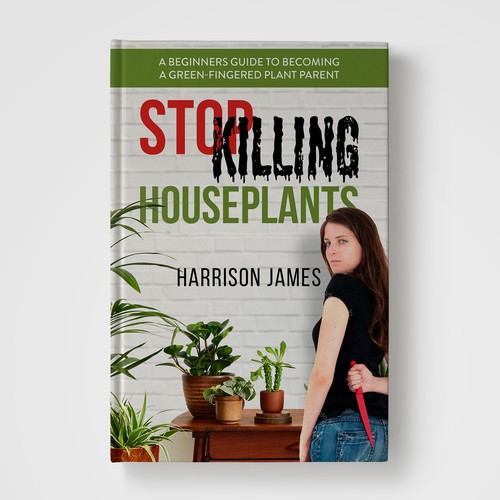 Design a plant parenting book cover Design by Pablo Regino