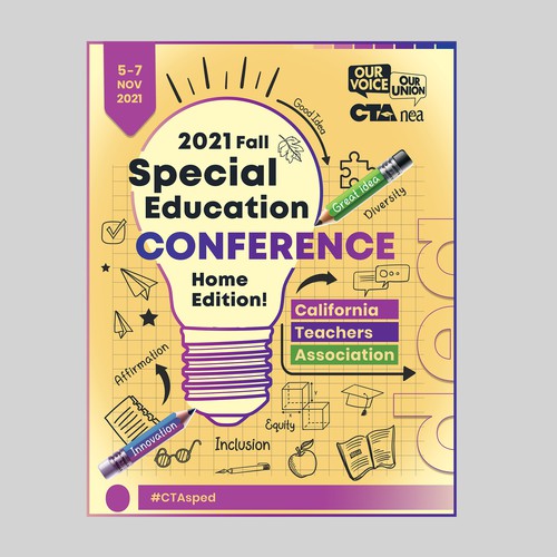 Designs CTA Special Education Conference Program Cover Other