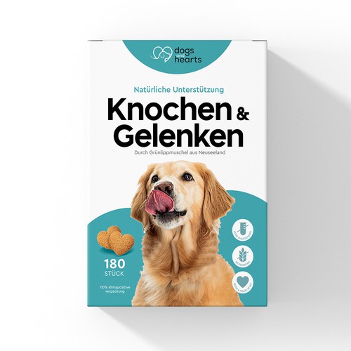 German dog food company needs a remarkable Box-Design for 1st Product (Healthy Snack) Design by Nubia Design