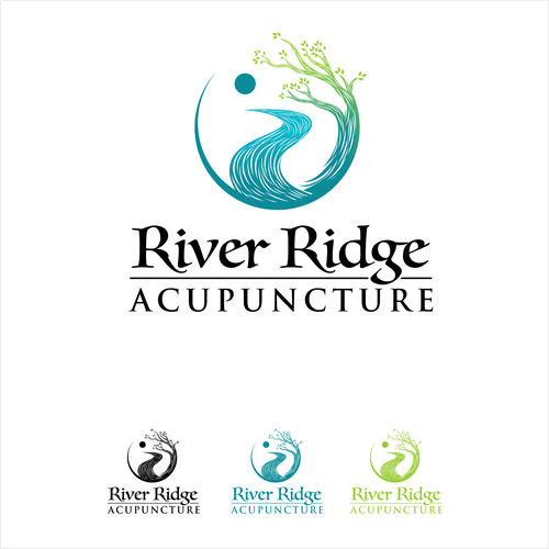 Designs Design a River logo for Acupuncture Clinic Logo design contest