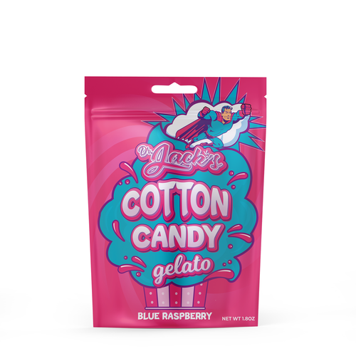 Cotton Candy gelato cannabis bag Design by 1990_design
