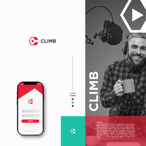 Logo redesign for live stream promotion network Design by Chibaku®