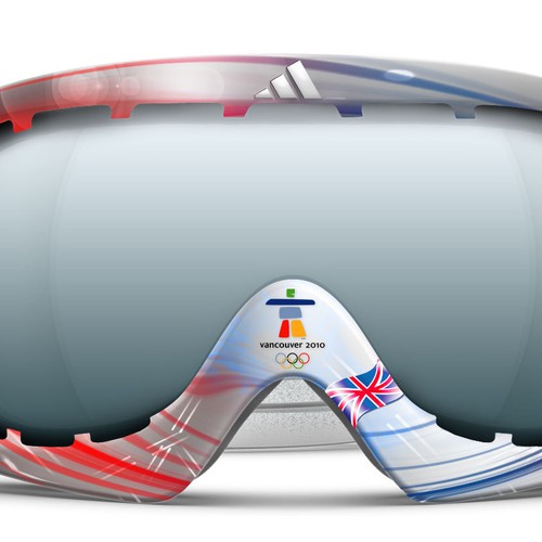 Design adidas goggles for Winter Olympics Design by More Sky