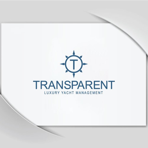 logo for TRANSPARENT Luxury Yacht Management Design by miehell