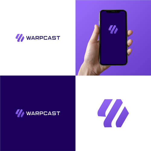 Warpcast logo Réalisé par RAPUNZEL27