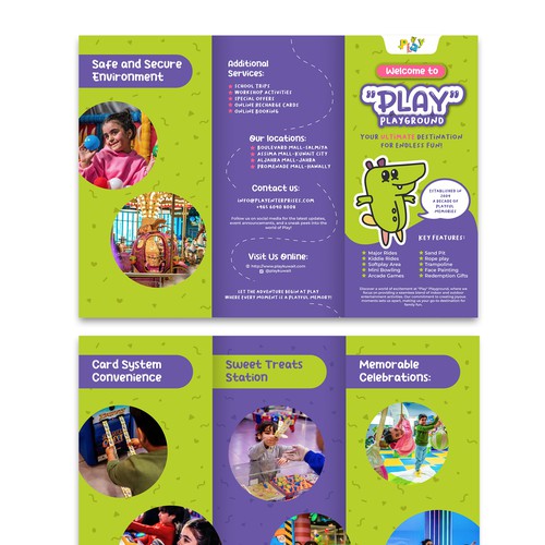 Kid playground brochure Design by niki99
