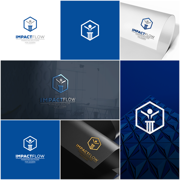 Design realizzato da ROLAZ_D intitolato "ICONIC LOGO FOR "IMPACTFLOW""