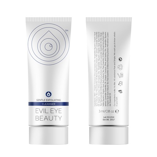 Evil Eye Beauty needs a fun & modern cosmetic tube designed. Design by bcra