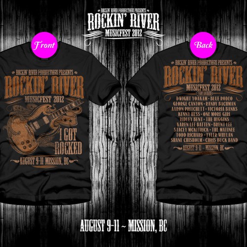 Cool T-Shirt for Country Music Festival Design von LGND