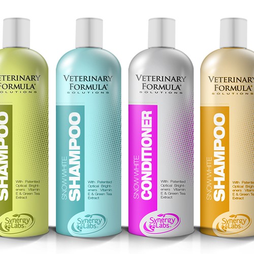 Redesign label of high end pet shampoo line Product label contest