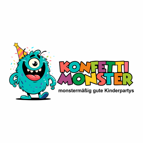 we need a fun logo for a kids party company Design by VictoryBlue