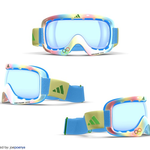 Design adidas goggles for Winter Olympics Design by joepoenya