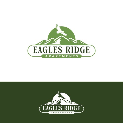 Eagles Ridge Apartments refreshed brand / logo Design by Paskids