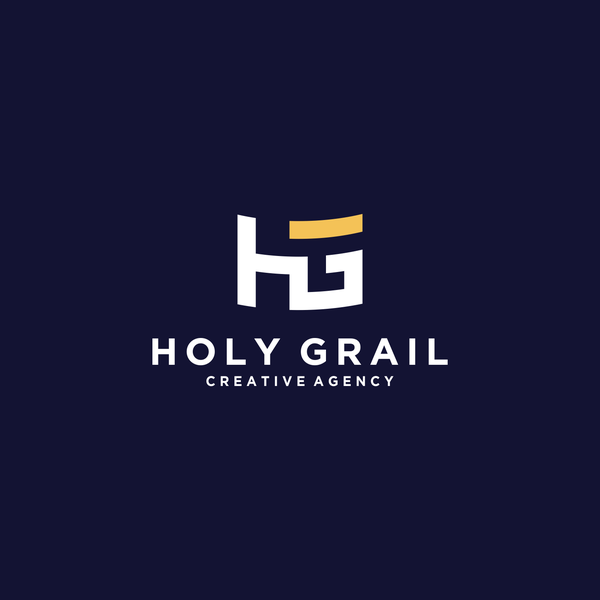 Design by D-Jhan titled "creative letter HG for HOLY GRAIL creative agency"