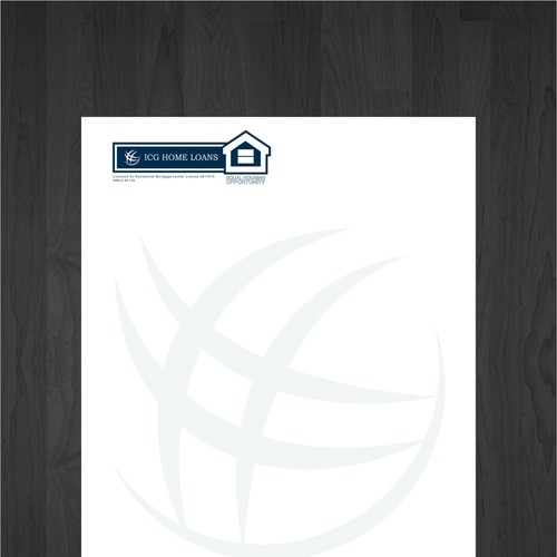 New stationery wanted for ICG Home Loans Ontwerp door galigul