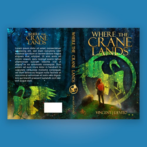 Design cover for a magical book with talking animals Design by H.m. Rubel