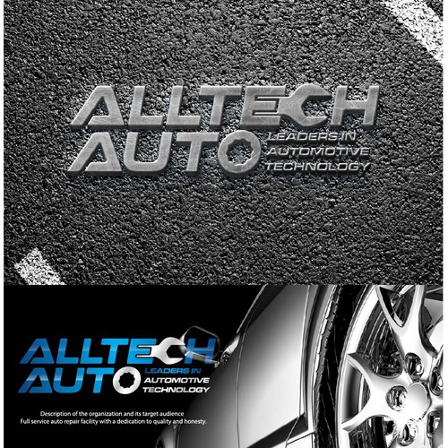 Create a clean eye catching logo for AllTech Automotive | Logo design ...