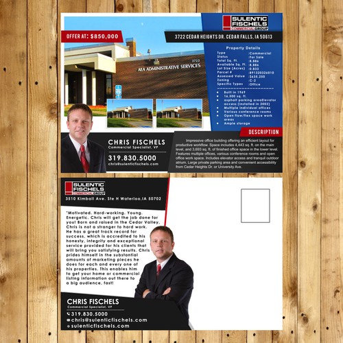 Top producing real estate agent needs a new, eye-catching postcard!