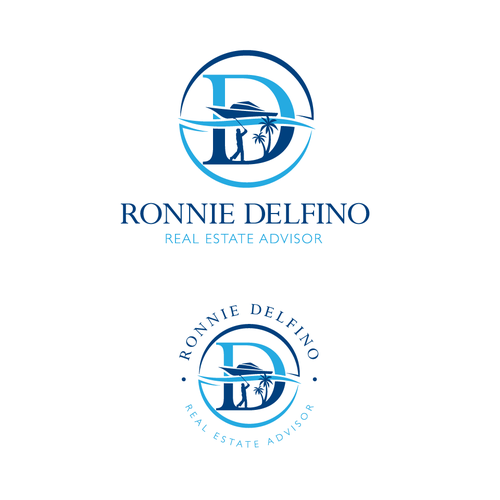 RONNIE DELFINO LOGO Design by Sand82