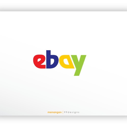 99designs community challenge: re-design eBay's lame new logo! Diseño de menangan