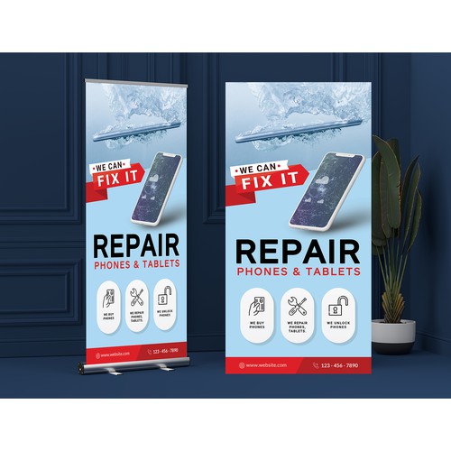 Design di Phone Repair Poster di Along99