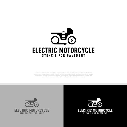 Stencil Design for Electric Motorcycle Charging Location Design by opiq98