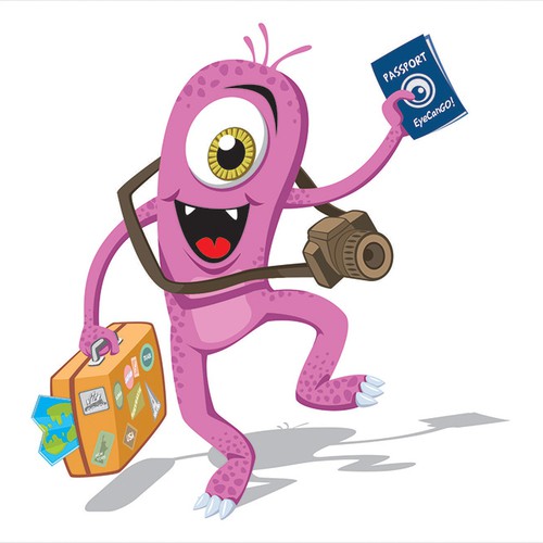 Create a fun mascot for our travel directory Diseño de kilroyz