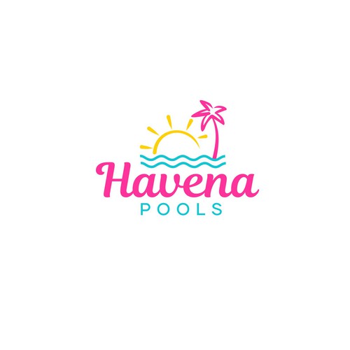 Pool company looking for a tropical  logo and business card Design by Dmitri Cezaro