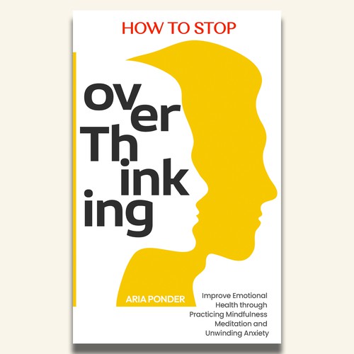 Diseño de Design a Captivating Book Cover to Stop Overthinking de Almas Furqan