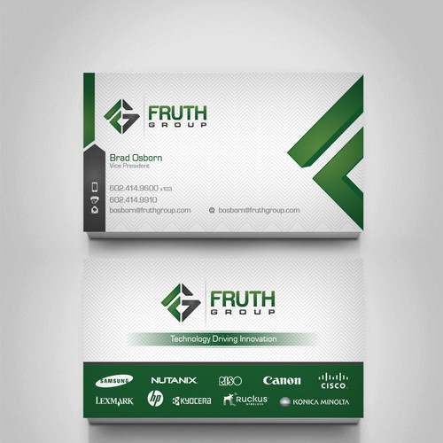 New High Tech Business Cards for High Tech Company Diseño de toyz86