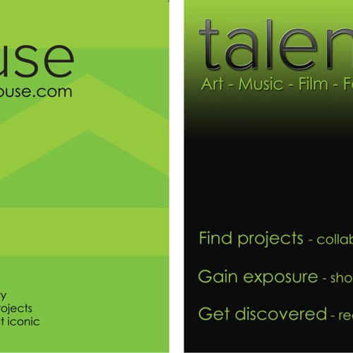 Designers: Get Creative! Flyer for Talenthouse... Design by SilenceDesign