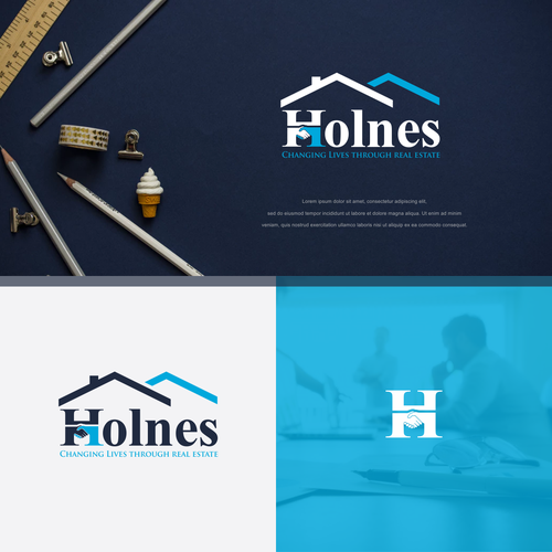 Holnes Logo Design by eLanggeng