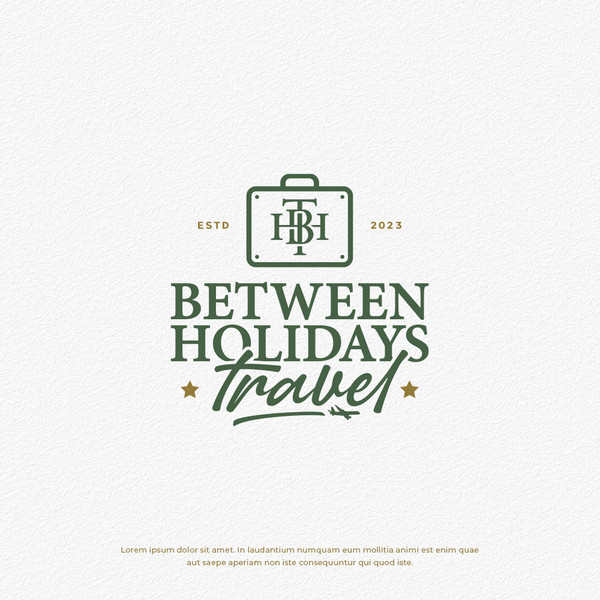 Winning logo Design For Between Holidays Travel