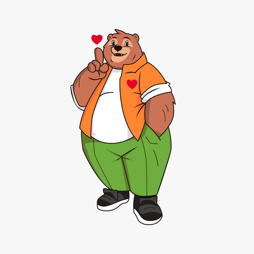 Yeah I know, another Bear design. But Let's make this one is special with Love. Design por do'ane simbok