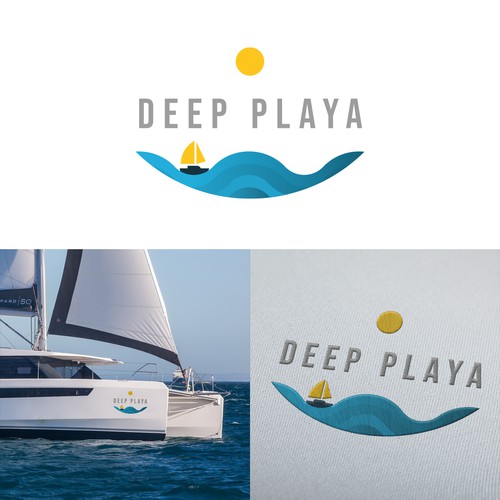 Catamaran boat, family moving to live on board, logo and name design Design by TwoPlusOne